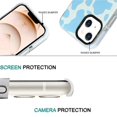 thumbnail image 3 of for iPhone 13 Case Clear with Cow Print Cute Silicone TPU Phone Protective Cover Shockproof Phone Cover Bumper, 3 of 7