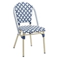 thumbnail image 3 of Furniture of America Misea Transitional Aluminum Patio Chair in Navy (Set of 2), 3 of 11