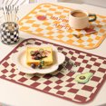 thumbnail image 5 of Retro leather dining table mat anti-scalding, heat insulation, household bowl mat, western food mat, waterproof and oil-proof tablecloth. - combination:mixstyle4, 5 of 5
