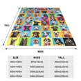 thumbnail image 3 of KLL Cute Dogs Collage Pattern Fleece Throw Blanket,Fleece Throw Blankets for Couch & Bed All Season Use-40"x30", 3 of 7
