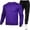 Purple, variant on FRSASU Men's Sweatsuits 2 Piece Outfits Pullover Crewneck Sweatshirt Tracksuit Sets Casual Jogging Athletic Suits Yellow