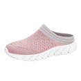 thumbnail image 2 of Women's mesh Breathable Soft Sole Mules Fashion Knitted Backless Slip on Lightweight Walking Shoes Casual Comfortable Outdoor Sports Wedge Mule, 2 of 6