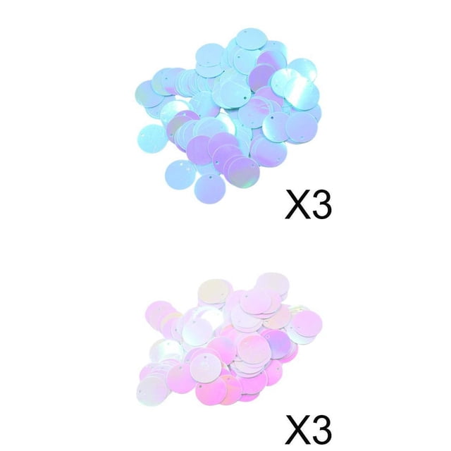 segolike 780 Pcs Paillettes Rondes Plates 16mm Sequins Sequins Amples pour le