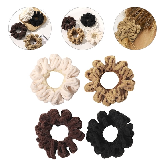 WEUVEB 8pcs Hair Bands for Women's Hair Decorations Black Fabric