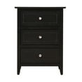 thumbnail image 3 of Glory Furniture Daniel 3 Drawer Nightstand in Black, 3 of 7