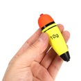 thumbnail image 5 of Uxcell EVA 0.35oz 0.7oz 1oz Fishing Slip Bobbers Float, Yellow, 3 Pack, 5 of 6