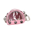 thumbnail image 1 of Bolsa de transporte para hámster Yuyangstore Rosa con agujeros transpirables y ventana de acceso lateral, 1 of 8