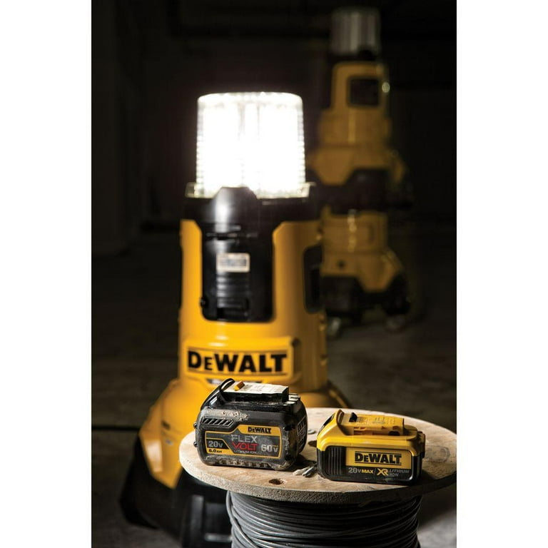 Pre Owned DEWALT DCL070T1 20V MAX FLEXVOLT Bluetooth LED Area Light Kit Like New Walmart