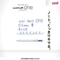thumbnail image 3 of Bolígrafos de gel Mitsubishi Uni-ball One 0.5 azul, paquete de 10, 3 of 6