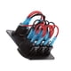 thumbnail image 4 of 3 Cuadrillas Del Barco Del Coche Conducido 4-usb De Enchufe Del Zócalo De Encendido Y Apagado Del Panel Interruptor, 4 of 7