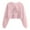 Pink1, variante sur YOIAVAIOY Chandail Léger pour Femmes, Chandail Court Imprimé de Noël, Manches Longues, Décontracté, Vacances