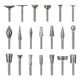 thumbnail image 1 of Juego de Talla de Piedra de Diamante, 20 Piezas Kits de Pulido Accesorios de Herramientas Rotativas con VáStago de 1/8 Pulgadas para Tallar, 1 of 5