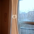 thumbnail image 4 of Abrazadera de cortina estilo bohemio con diseño de flores para cortinas, cuerda decorativa para dormitorio, bonita abrazadera de cortina con flores, 4 of 7