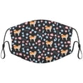 thumbnail image 1 of Cute Shiba Inu Dog Graphic Printed Cloth Face Masks Reusable Washable Adjustable for Child (1 PCS), 1 of 5