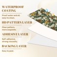 thumbnail image 6 of Peel and Stick Wallpaper 23.6in x 9.8ft Botanical Floral White Brown Yellow Flowers Green Contact Paper Vinyl Self-Adhesive Removable Wall Paper for Bedroom DIY Home Decor Renter Friendly, 6 of 8