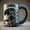 Silver, variant on SUSANMAISON Xenomorph Mug Flat 3D Effect Coffee Cup,Gold