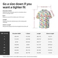 thumbnail image 5 of Fotbe Colored Armadillos Camisa Estampada de Manga Corta para Hombre, Casual de Verano, Estilo Playero, Sin Arrugas-3X-Large, 5 of 5