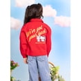 thumbnail image 6 of Wonder Nation Hello Kitty Girls Full Zip Twill Jacket, Sizes 4-16, 6 of 11