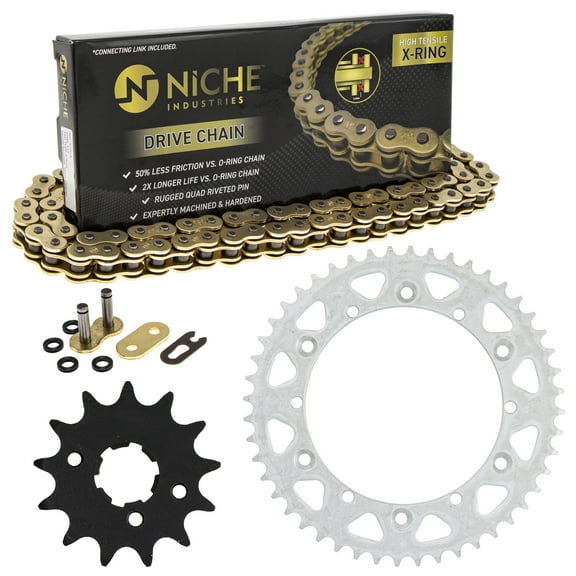 Niche Sprocket Chain Set for Yamaha YZ250 13/48T 520 X-Ring Motorcycle MK1004590