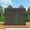 Charcoal, variant on Mirador 10' 80/88S Outdoor Pergola Accessories Aluminum Fixed Shutter Wall, Charcoal (Pergola accessory)