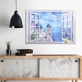 thumbnail image 2 of 60 x 90cm / 23.62 x 35.43 Pulgadas Pegatina de Pared de Mar de la Playa, Pegatina de Pared, Decoración del Hogar para la Sala de Estar del Dormitorio decoraci de la pared, 2 of 8