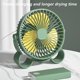 thumbnail image 4 of Ventilador de escritorio portátil recargable con ganchos - Ventilador de escritorio pequeño con clips, mini ventiladores, 4 of 4