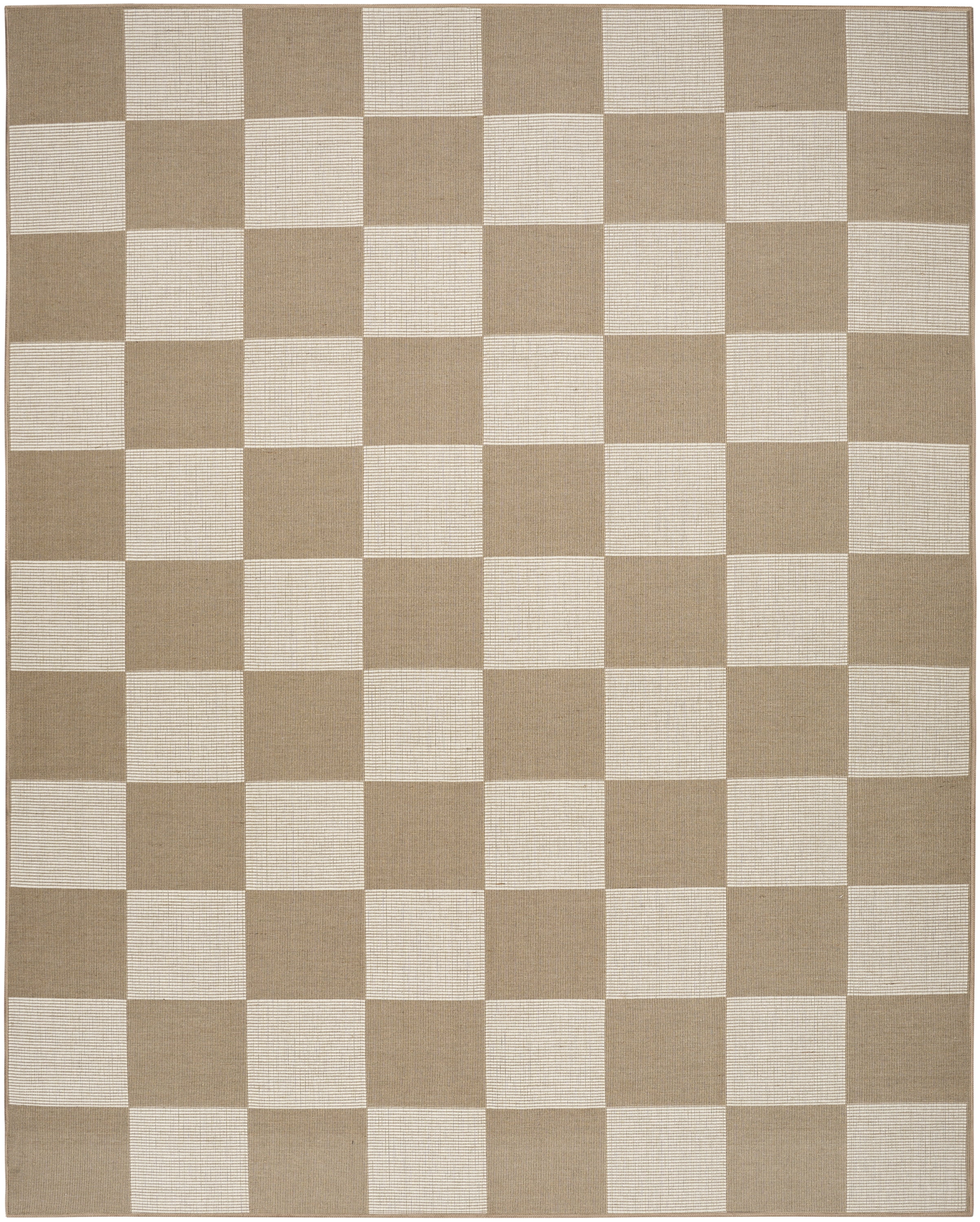 Nourison Washable Modern Jute Modern Natural Ivory 7'10" x 9'10" Area Rug (8x10)