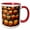 Red/White, variant on 3drose, Connecticut, Conventry, Fall Pumpkins., 11oz Two-tone Yellow Mug