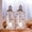 White, variant on 26 Inch White Wooden Decorative Lanterns with LED Candles Set of 2