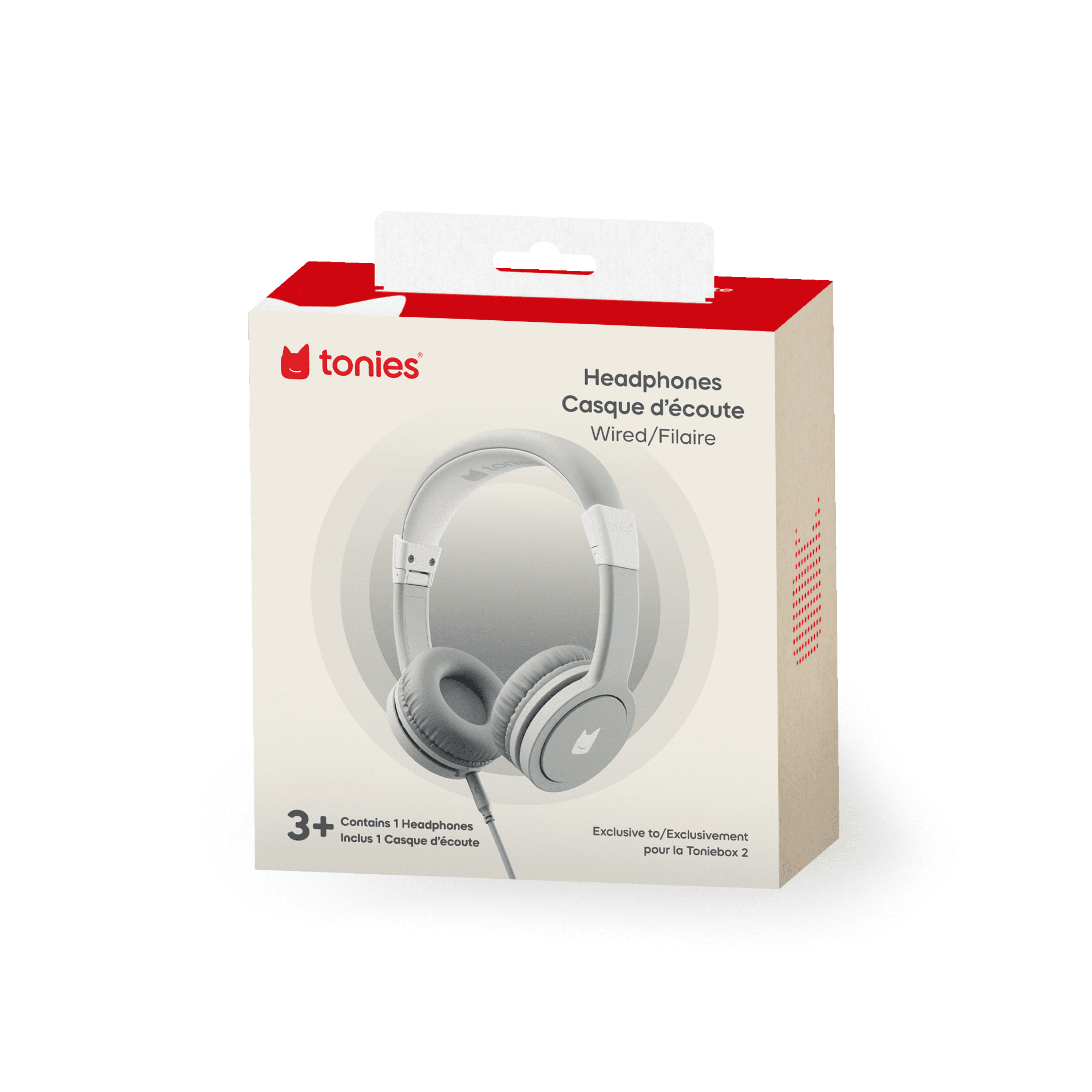 tonies Wired Headphones: Moon Gray