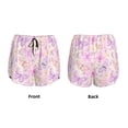 thumbnail image 3 of Goofa colorful Butterflies Printed Women 2 in 1 Running Shorts,Quick Dry Athletic Workout Shorts,High Waisted Athletic Shorts with Liner Pockets-Medium, 3 of 7