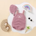 thumbnail image 2 of Mercatoo Baby Sweatshirt Romper Cotton Sleeveless Bodysuit Toddler Girl Boy Bubble Romper Kids Crewneck Clothes Outfits, 2 of 9