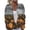 Gray, variant on Halloween Cardigan Sweaters for Women Knit Pumpkin Ghost Print Open Front Casual Cardigan Funny Halloween Holiday Costume Tops Purple 3XL