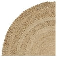 thumbnail image 4 of SAFAVIEH Natural Fiber Rodina Geometric Braided Jute Area Rug, Natural, 4' x 4' Round, 4 of 5
