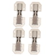 thumbnail image 3 of MERRYHAPY 4Pcs Thickened Hydraulic Arms Concealed Hinges Steel Silver, 3 of 7