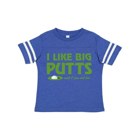 

Inktastic I Like Big Putts Gift Toddler Boy or Toddler Girl T-Shirt