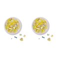 thumbnail image 2 of Vogacara Nail Art Crystal Flower Shining Rhinestone Pearl Nail Lentejuelas Rhinestone Manicura Decoración Numero 3 2piezas Vogacara CBP140173, 2 of 6