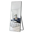 thumbnail image 1 of NeuType Full Length Mirror Floor Rectangle Black 51"x16", 1 of 9