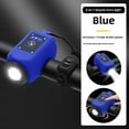 thumbnail image 1 of Kids' Bicycle Headlight with Bell: USB Rechargeable 250-Lumen Front Light, 110dB Loud Horn, IPX5 Waterproof for Night Riding, Mountain Biking & Rainy Weather – Compact, Durable Cycling Safety Gear, 1 of 6