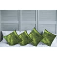 thumbnail image 2 of Ambesonne Green Throw Pillow Cover 4 Pack, Sun Beams Tropic Forest, 24", Green, 2 of 5