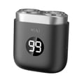 thumbnail image 3 of Pocket Shaver Travel Shaver de hombres inalámbricos Dry y Húmedo Húmedo Recortadora de barba facial para recortar la oficina de viajes de la oficina gris, 3 of 8
