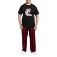 thumbnail image 5 of CafePress - Axolotl Men's Dark Pajamas - Men's Dark Loose Fit Cotton Pajama Set, 5 of 7