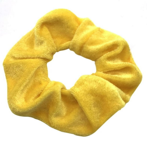 Anillo para el cabello de terciopelo dorado con forma de intestino grueso, anillo para el cabello de franela, paquete de 60 colores, cuerda para el cabello, accesorios para el cabello para