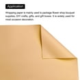 thumbnail image 4 of Uxcell Pearlescent Film Flower Wrapping Paper 22.8x22.8 Inch Waterproof Oatmeal Pack of 20, 4 of 7