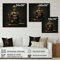 thumbnail image 4 of Designart Chic Black And Gold Perfume Bottle VIII Canvas Wall Art, 4 of 5