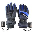 thumbnail image 2 of Guantes térmicos con , guantes de invierno transpirables impermeables para hombres y mujeres, guantes térmicos para esquí y snowboard para moto - Azul Macarena guantes térmicos eléctricos, 2 of 5