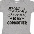 thumbnail image 4 of Inktastic My Best Friend is My Godmother with Hearts Boys or Girls Baby Bodysuit, 4 of 5