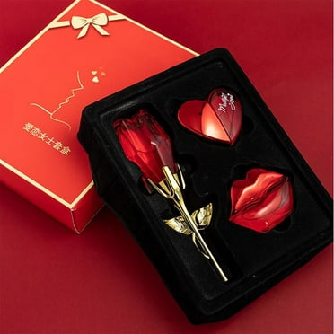 Valentine's Day Rose Love Mini Perfumes Gift Set for Women, Sweet Lingering Fragrances, Perfect for Gifting, Elegant Box of Floral Scents for Every Occasion