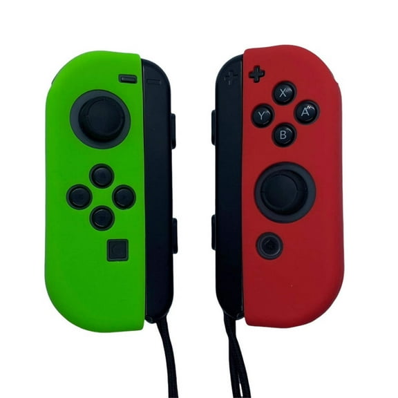 JenDore Blue & Lime Green Silicone Nintendo Switch Joy-con Protective Shell Covers