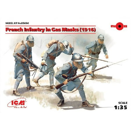 1/35 French Infantry in Gas Masks 1916 (4)